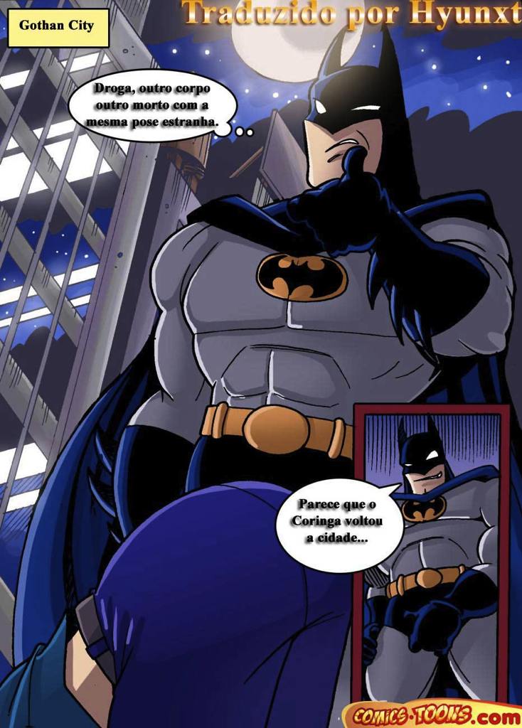 Batman e os jovens titans num hentai gostoso